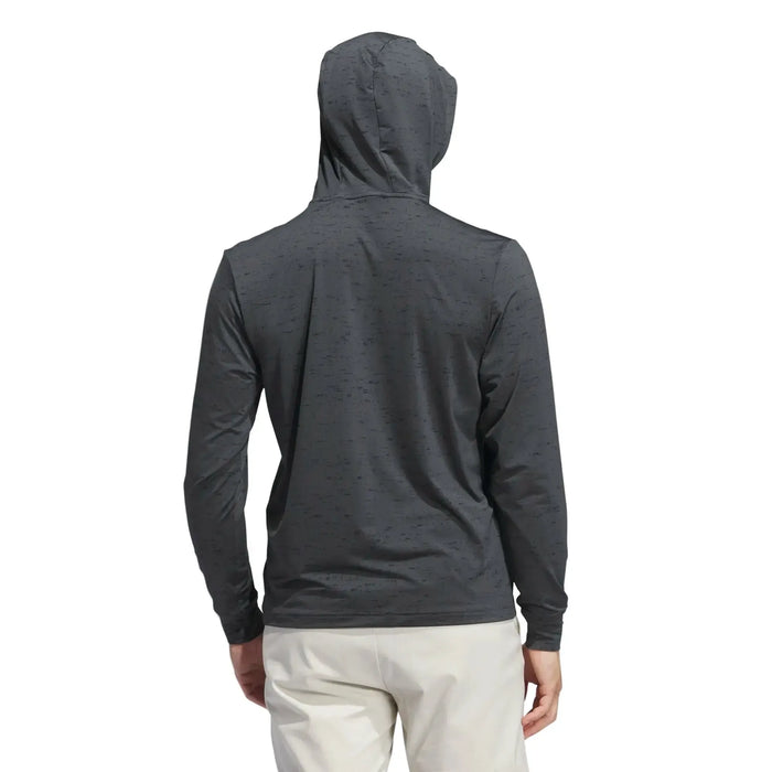 Adidas Men’s Core Print Hoodie, Carbon Black - Mens