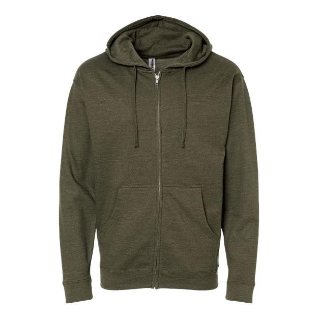Independent Trading Co. - Unisex Midweight Full-Zip Hooded Sweatshirt