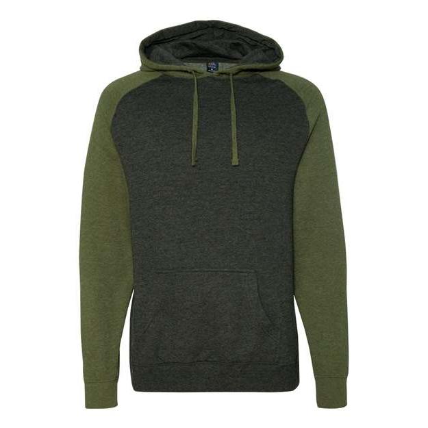 Independent Trading Co. - Unisex Raglan Hooded Sweatshirt
