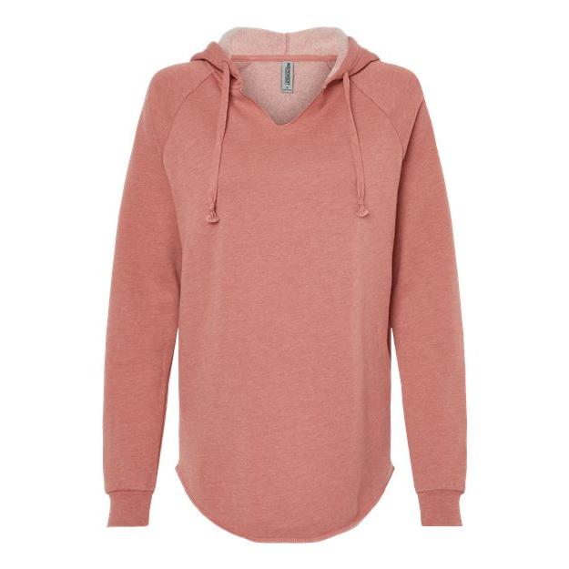 Independent Trading Co. - Women’s Lightweight California Wave Wash Hooded Sweatshirt