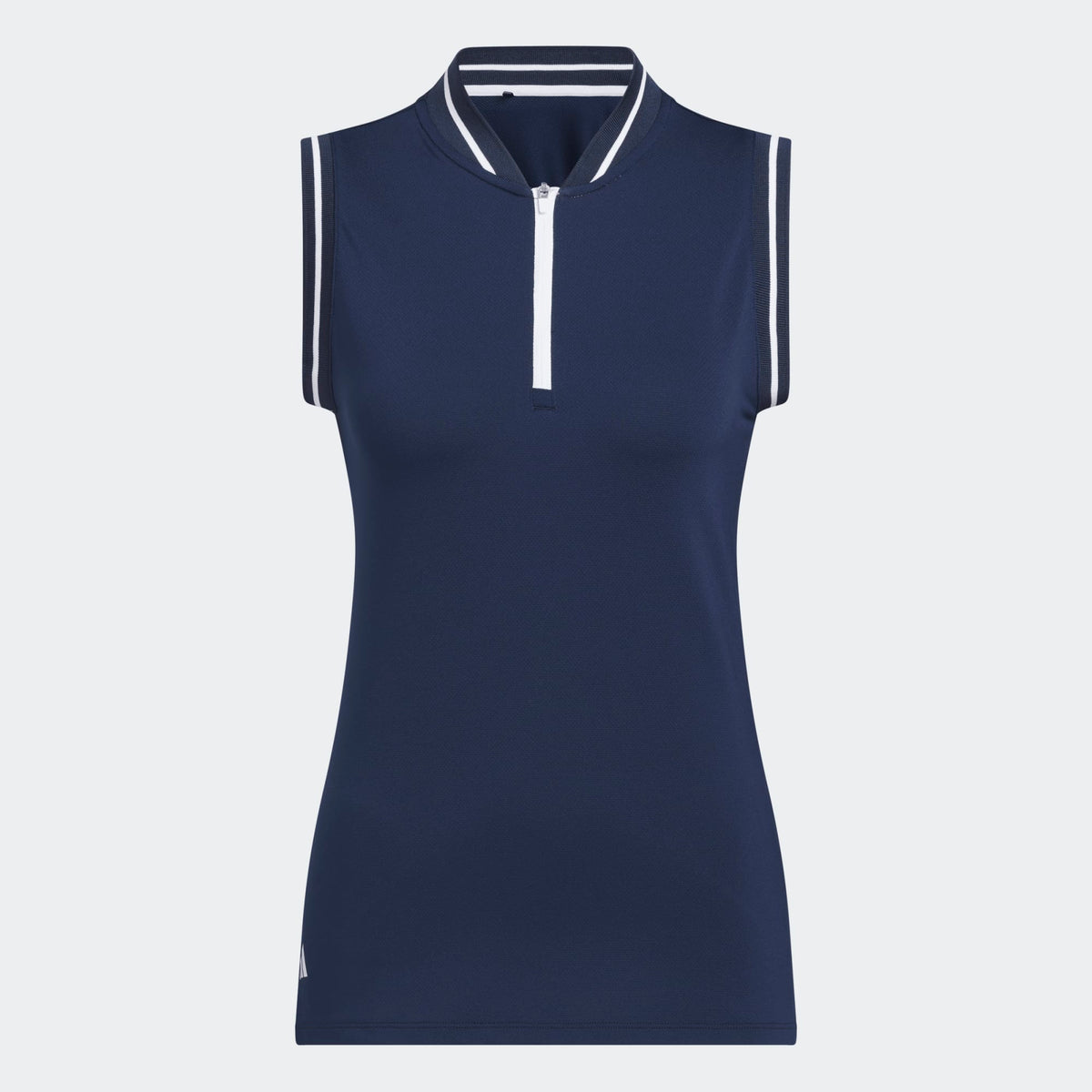 Adidas Ultimate365 Zip Polo - Collegiate Navy / White