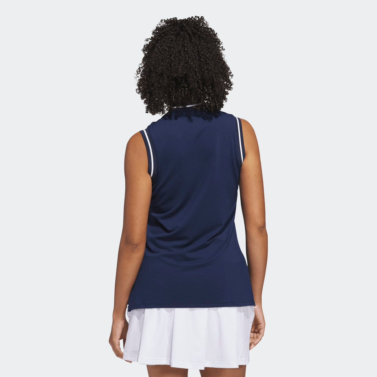 Adidas Ultimate365 Zip Polo - Collegiate Navy / White