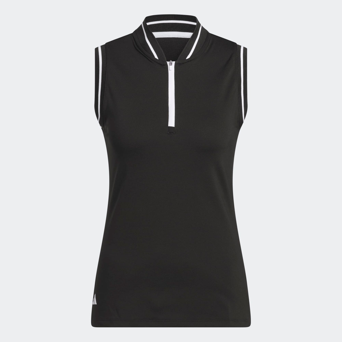 Adidas Ultimate365 Zip Polo - Black