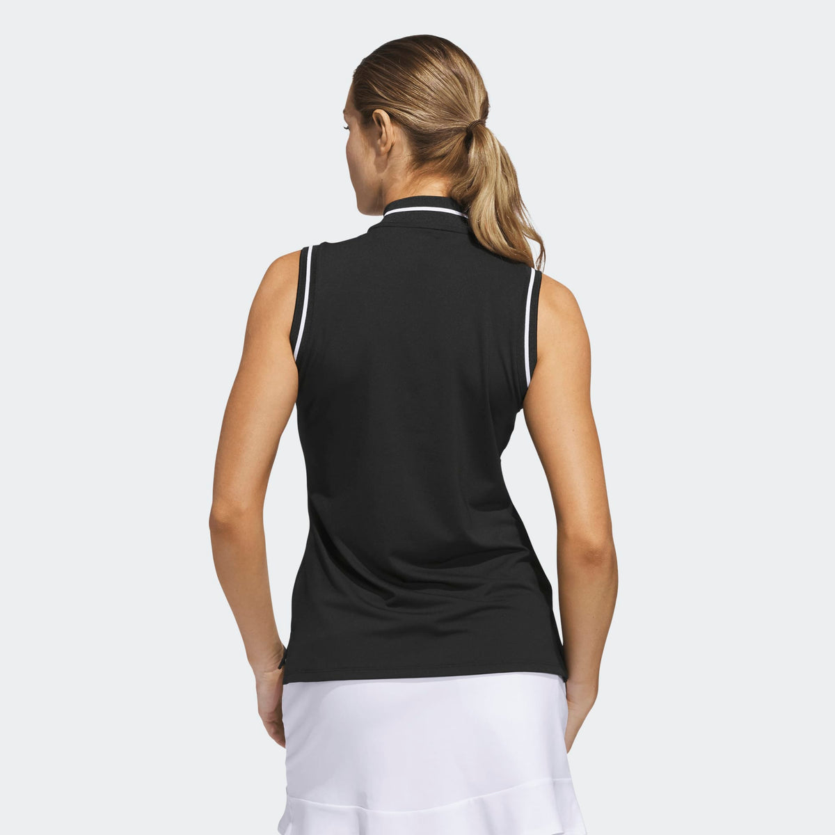 Adidas Ultimate365 Zip Polo - Black