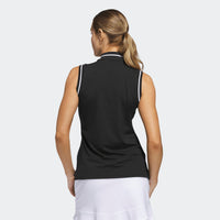Adidas Ultimate365 Zip Polo - Black