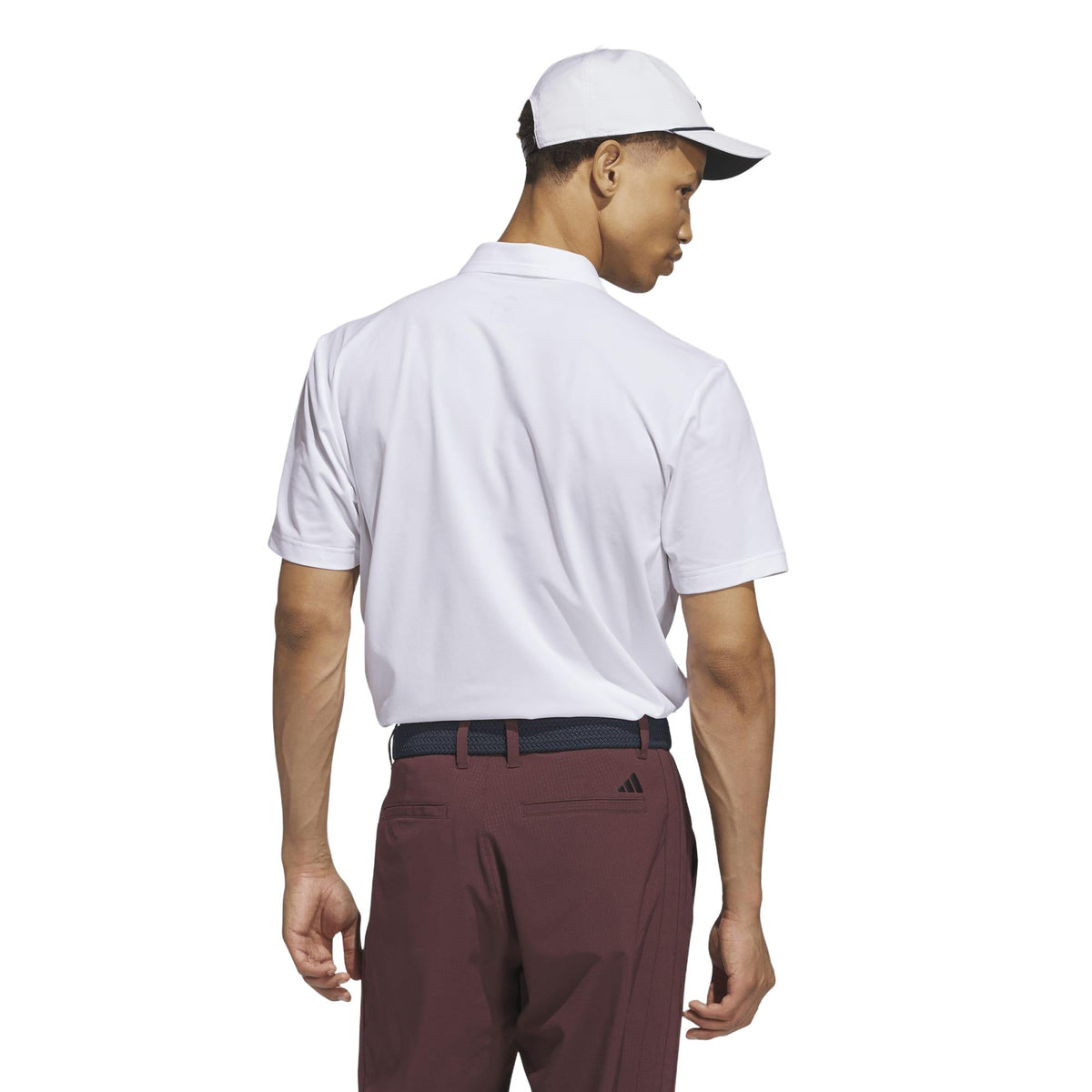 Adidas Ultimate365 Twistknit Tour Polo Shirt - White
