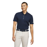 Adidas Ultimate365 Twistknit Tour Polo Shirt - Collegiate Navy