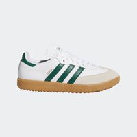 Adidas Samba Spikeless Golf Shoes - Cloud White / Collegiate Green / Gum