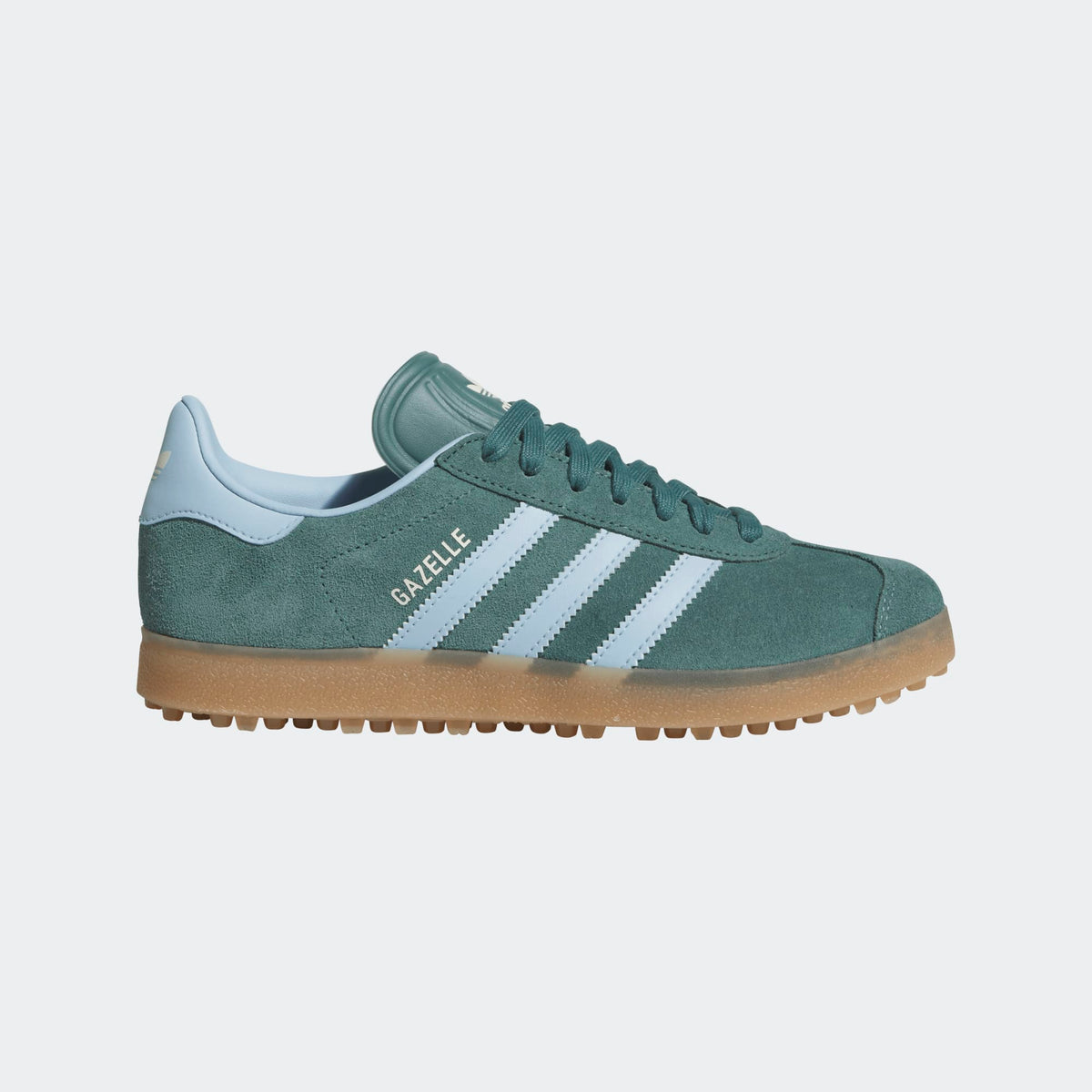 Adidas Gazelle Spikeless Golf Shoes - Preloved Teal / Clear Sky / Gum