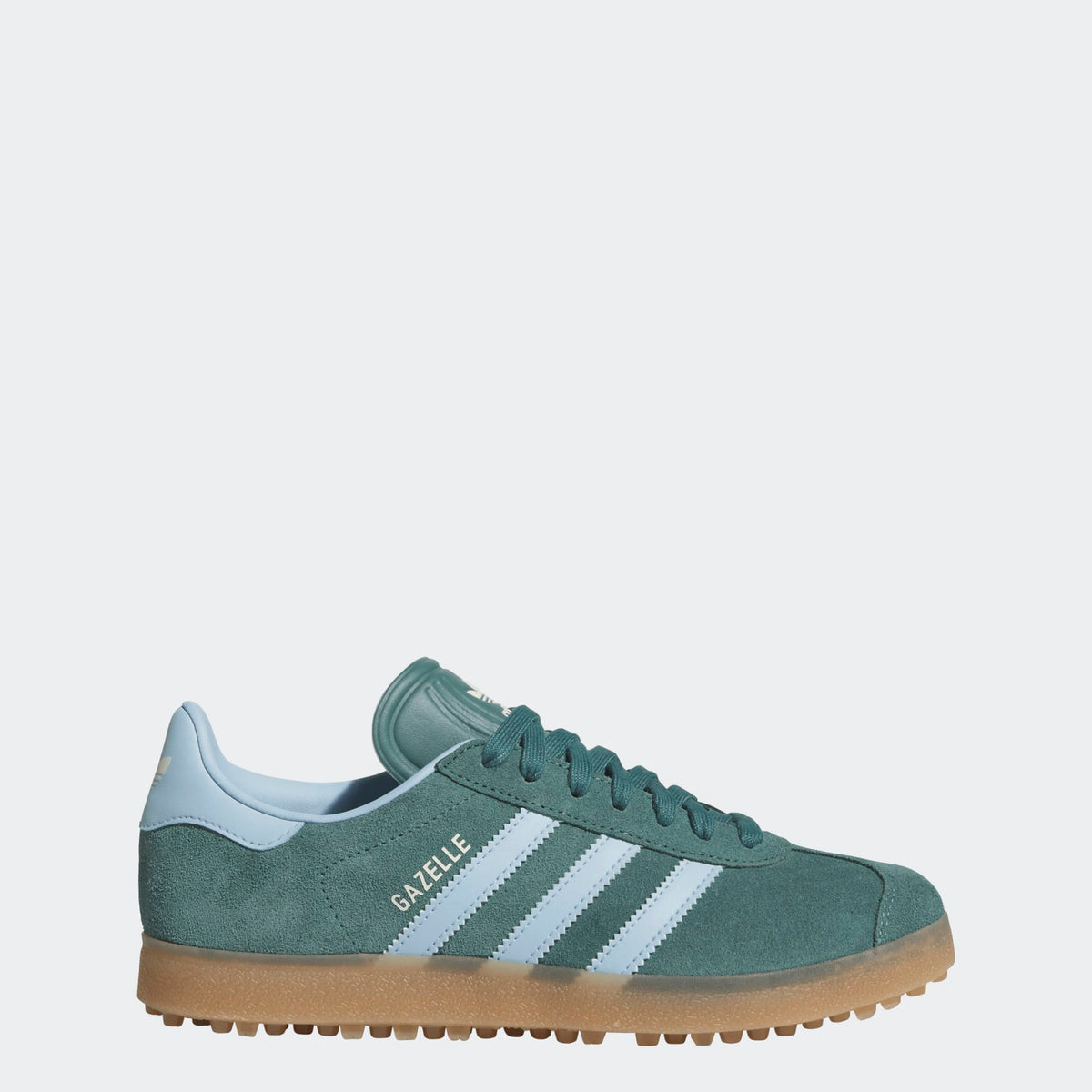 Adidas Gazelle Spikeless Golf Shoes - Preloved Teal / Clear Sky / Gum