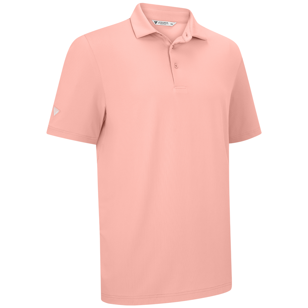 Levelwear Versa Polo - Mens - Glowing Pink