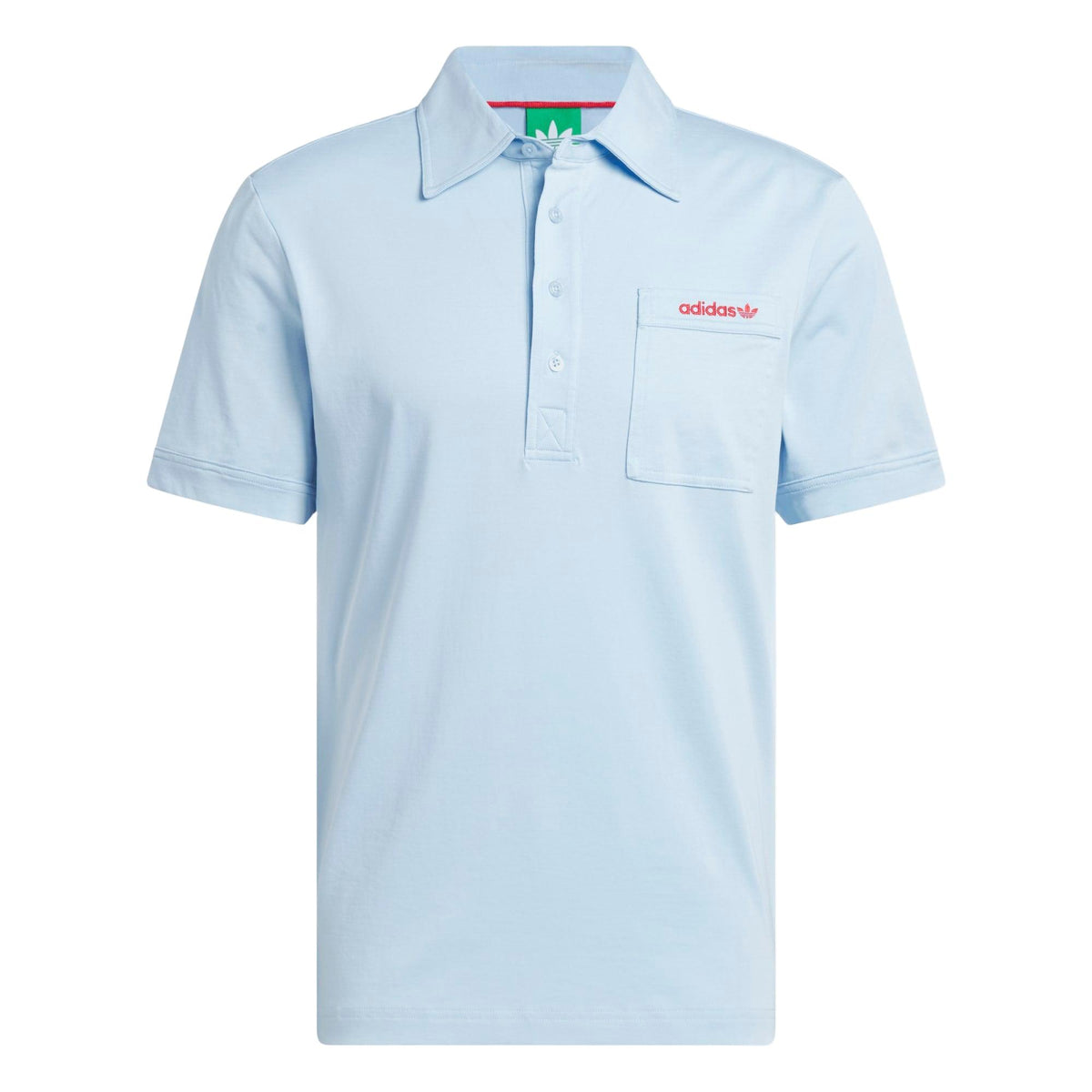 Adidas Originals Archive Pocket Polo Shirt - Clear Sky