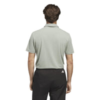 Adidas Drive Heather Polo Shirt - Silver Green Melange