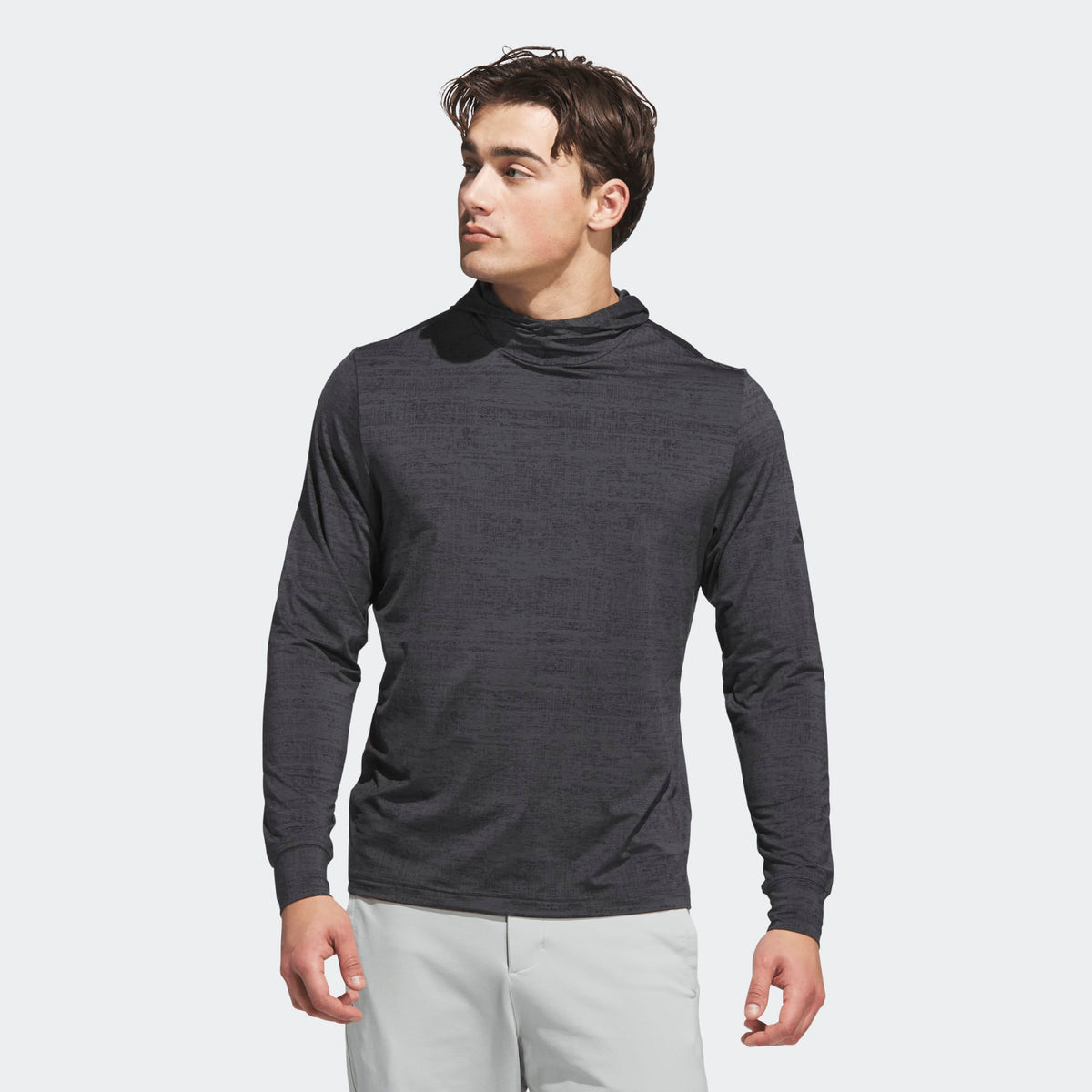 Adidas Performance Printed Lightweight Hoodie - Black / Carbon