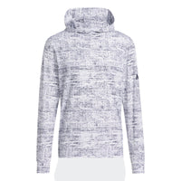 Adidas Performance Printed Lightweight Hoodie - White / Collegiate Navy