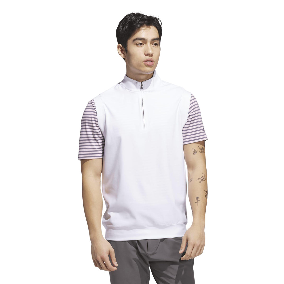 Adidas Ultimate365 Classic Quarter-Zip Vest - White
