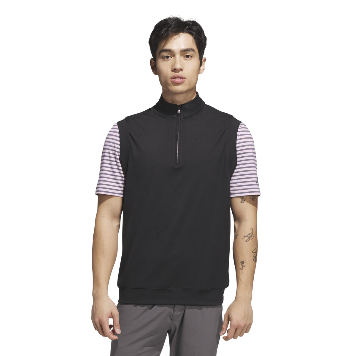 Adidas Ultimate365 Classic Quarter-Zip Vest - Black