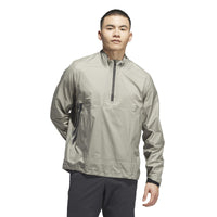 Adidas Ultimate365 Tour Climaproof+ Half-Zip Jacket - Silver Pebble