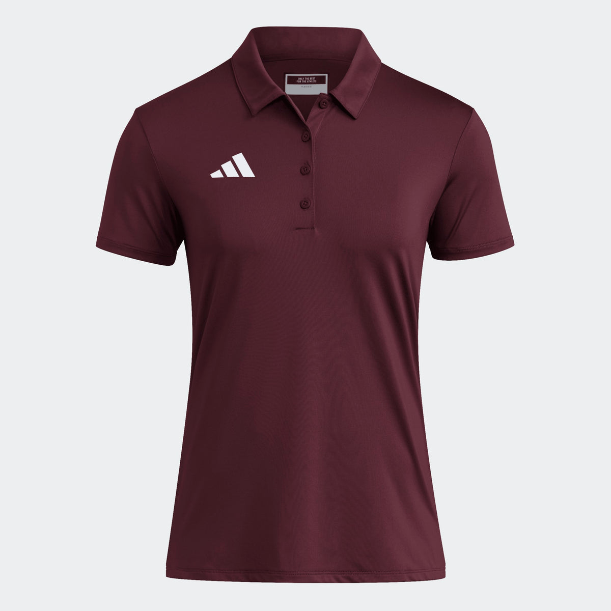 Adidas Ultimate365 Solid Polo - Team Maroon / White