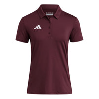 Adidas Ultimate365 Solid Polo - Team Maroon / White