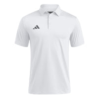 Adidas Ultimate365 Solid Polo Shirt - White / Team Grey Four