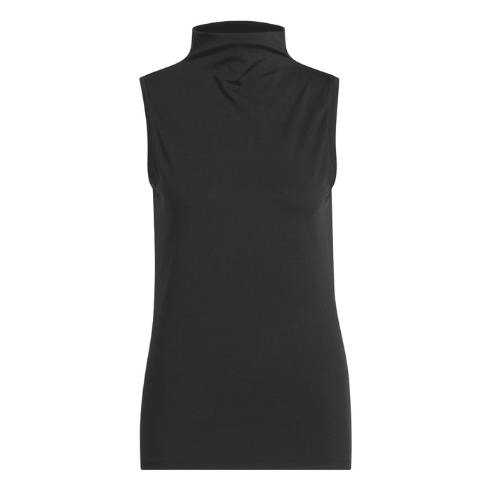 Adidas Ultimate365 Butterspun Sleeveless Mock Neck Top - Black