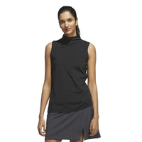 Adidas Ultimate365 Butterspun Sleeveless Mock Neck Top - Black