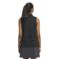 Adidas Ultimate365 Butterspun Sleeveless Mock Neck Top - Black