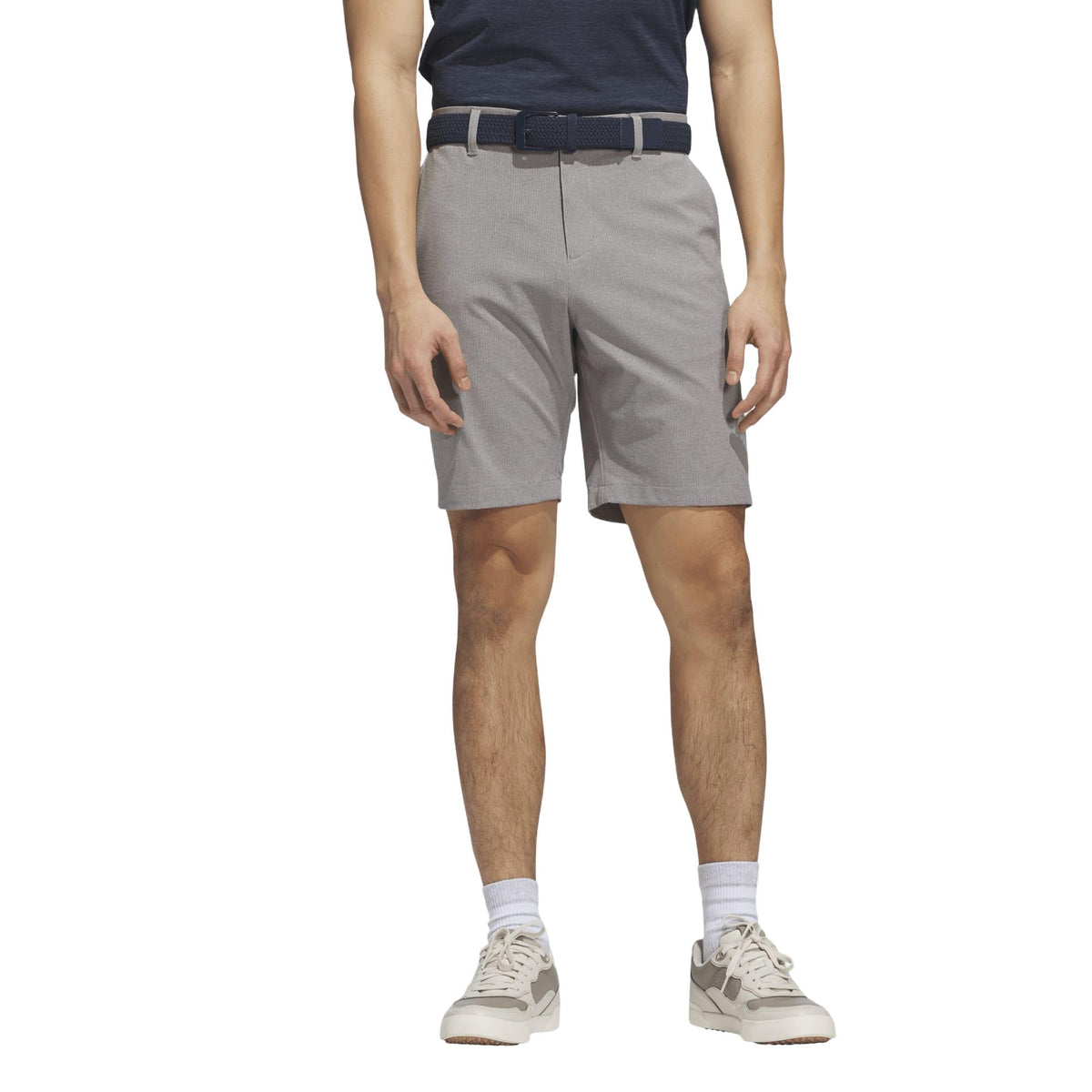 Adidas Ultimate365 Textured Golf Shorts - Grey Three
