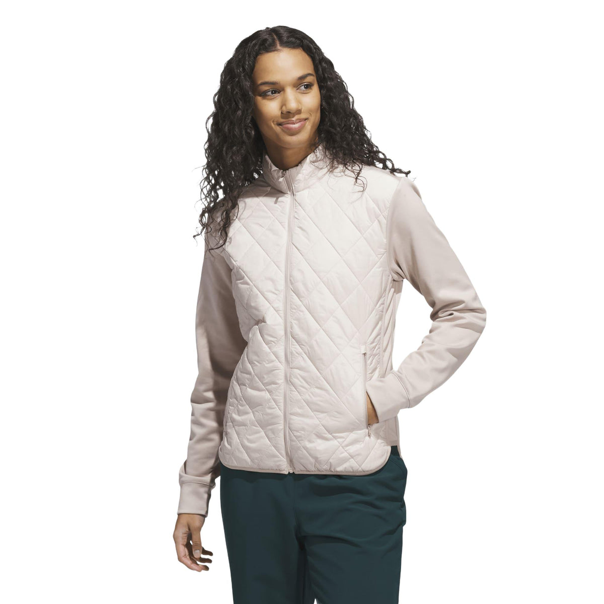 Adidas Ultimate365 Quilted Full-Zip Jacket - Wonder Taupe
