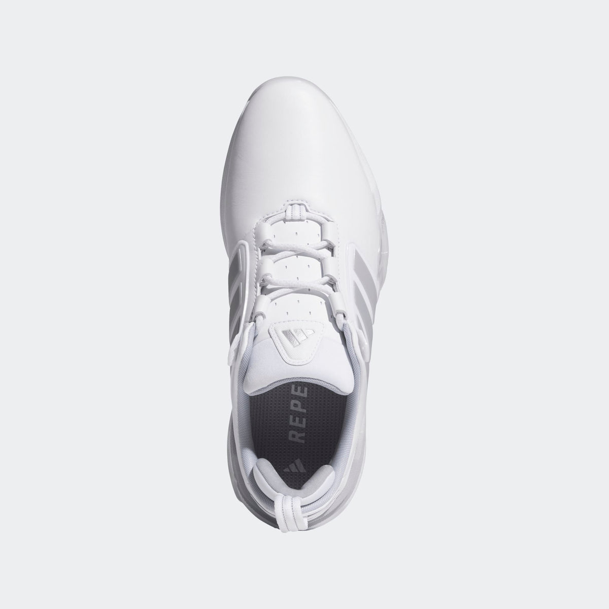 Adidas Adipower 26 Spikeless Golf Shoes - Cloud White / Silver Metallic / Halo Silver