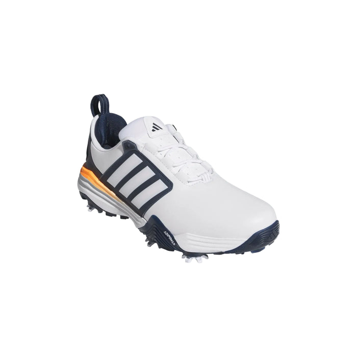 Adidas AdiPower 26 Men's Golf Shoes - White/Collegiate Navy/Orange