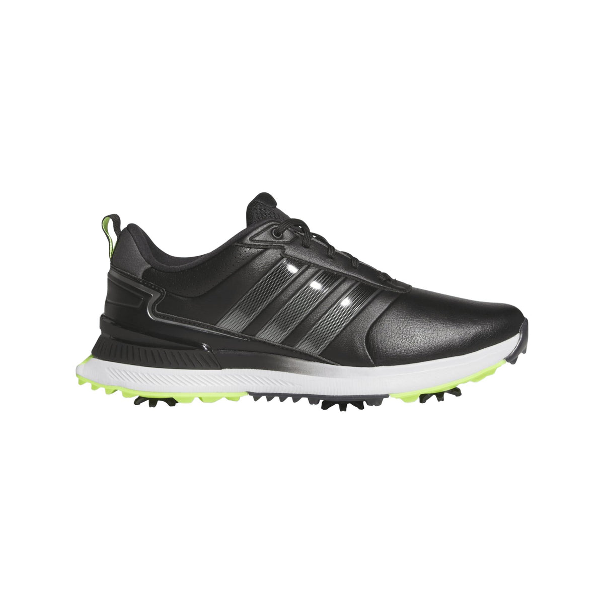 Adidas R2C 26 Golf Shoes - Core Black / Iron Metallic / Lucid Lemon