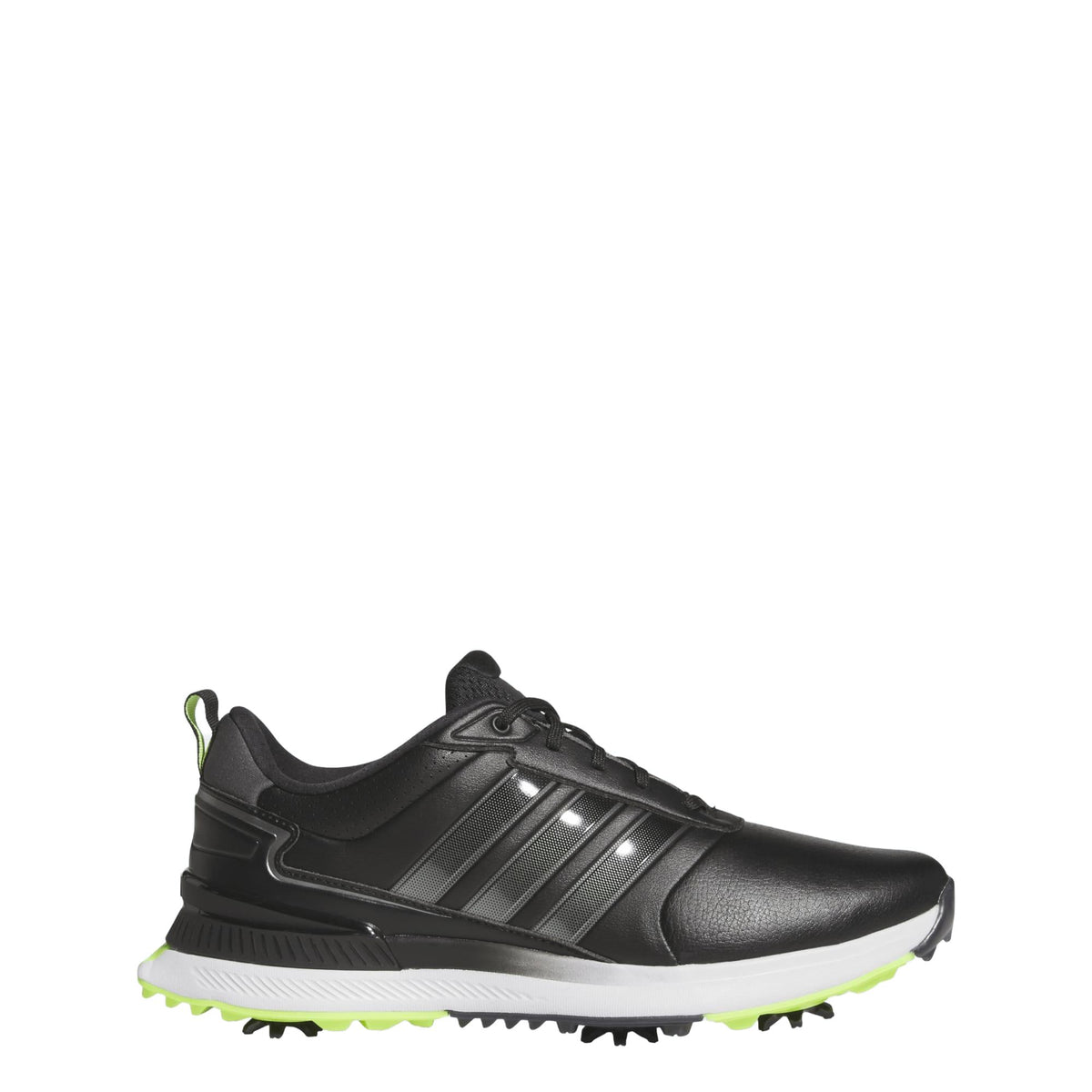 Adidas R2C 26 Golf Shoes - Core Black / Iron Metallic / Lucid Lemon
