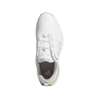Adidas R2G Boa Men's Golf Shoes - White/Silver/Green