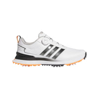 Adidas R2G Boa Men's Golf Shoes - White/Black/Orange
