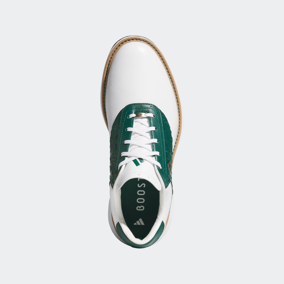 Adidas Mc70 Spikeless Golf Shoes - Cloud White / Collegiate Green / Off White