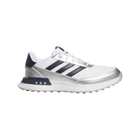 Adidas S2G 25 Leather Spikeless Golf Shoes - Cloud White / Night Indigo / Grey Two