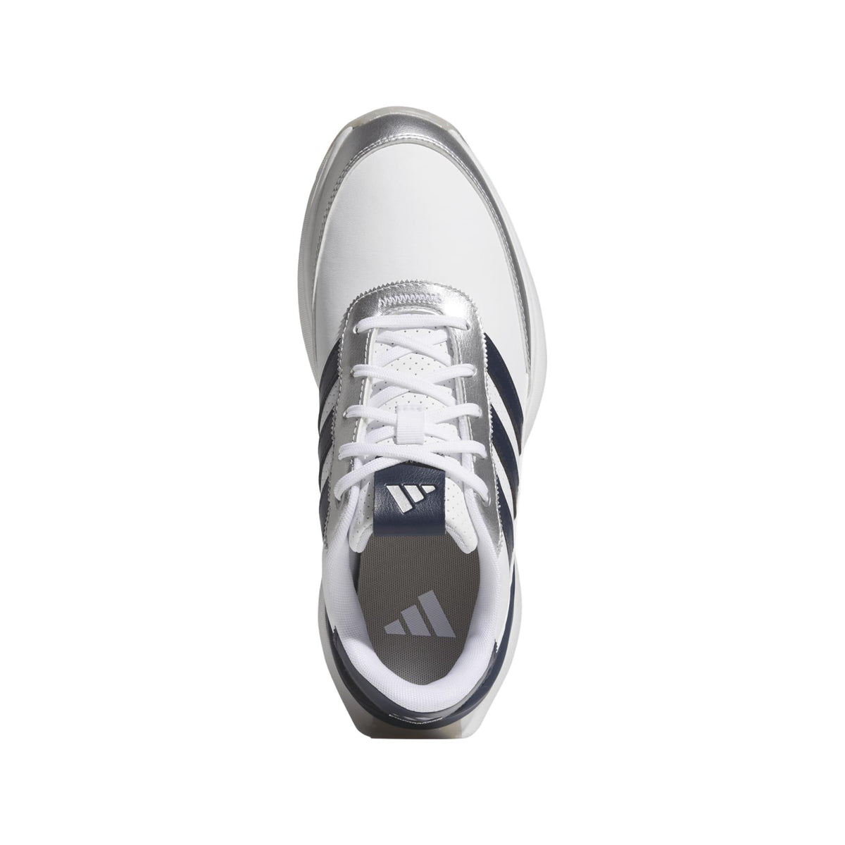 Adidas S2G 25 Leather Spikeless Golf Shoes - Cloud White / Night Indigo / Grey Two
