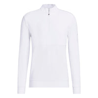 Adidas Ultimate365 Tour Quarter-Zip Pullover - White