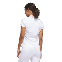 Adidas Ultimate365+ Butterspun Grid Polo Shirt - Wonder Alumina