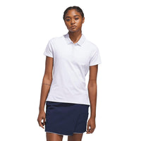 Adidas Ultimate365+ Butterspun Grid Polo Shirt - Crystal Sky