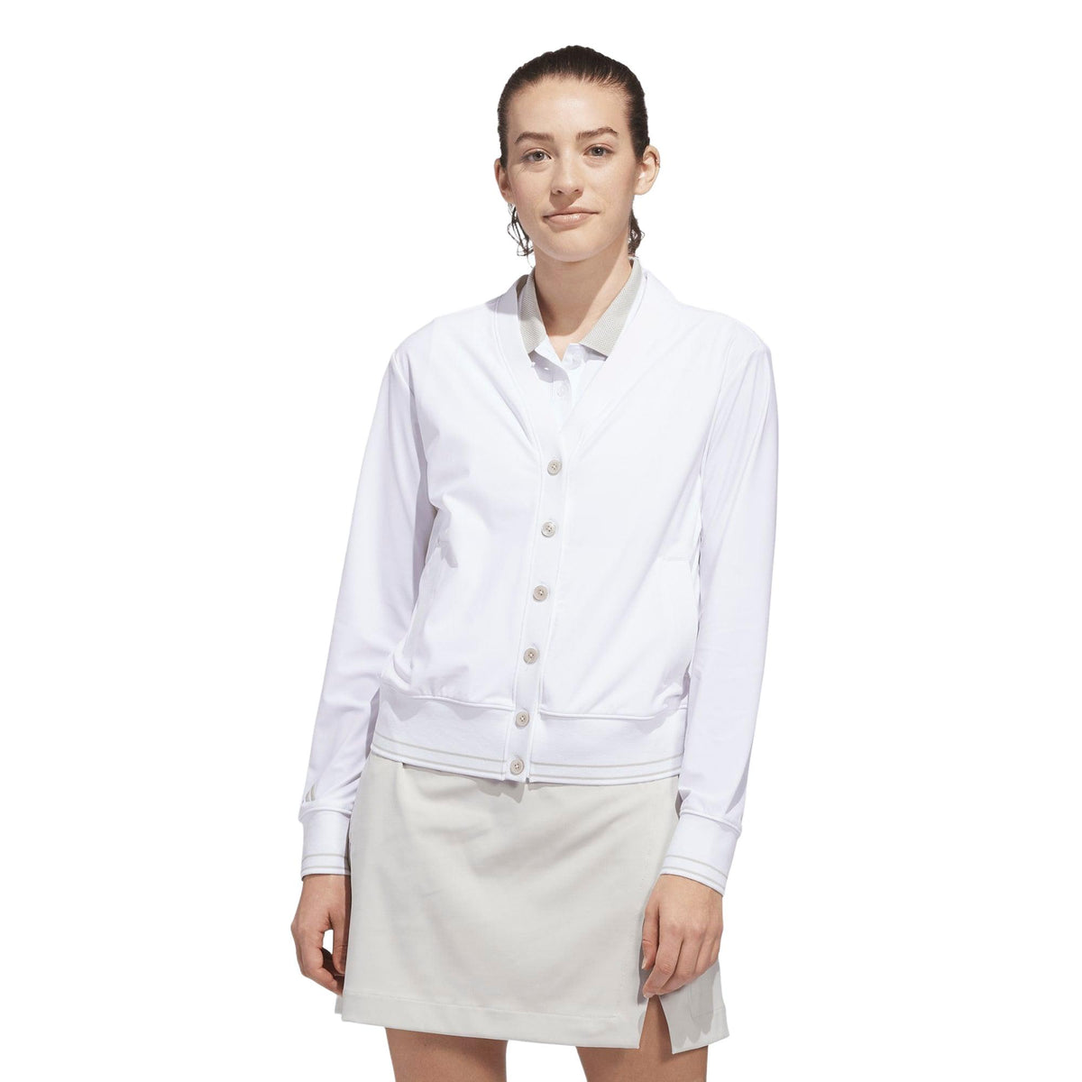 Adidas Ultimate365 Tour Cardigan - White