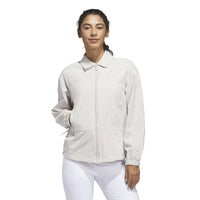 Adidas Ultimate365+ Peplum Grid Jacket - Wonder Alumina