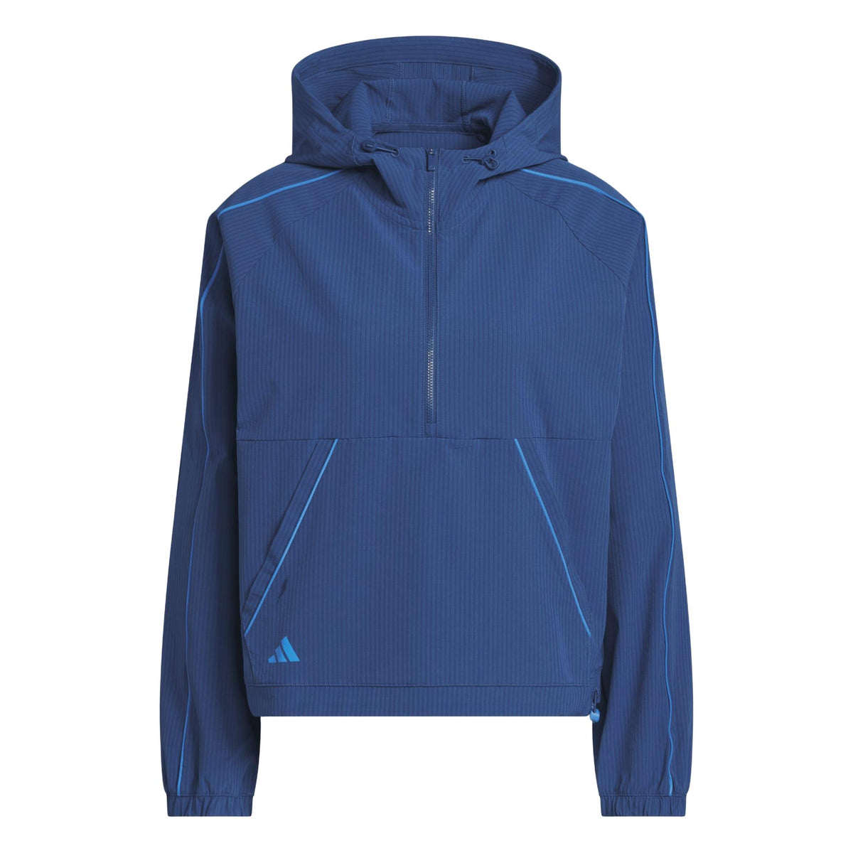 Adidas Ultimate365 Seersucker Quarter-Zip Jacket - Dusky Petrol