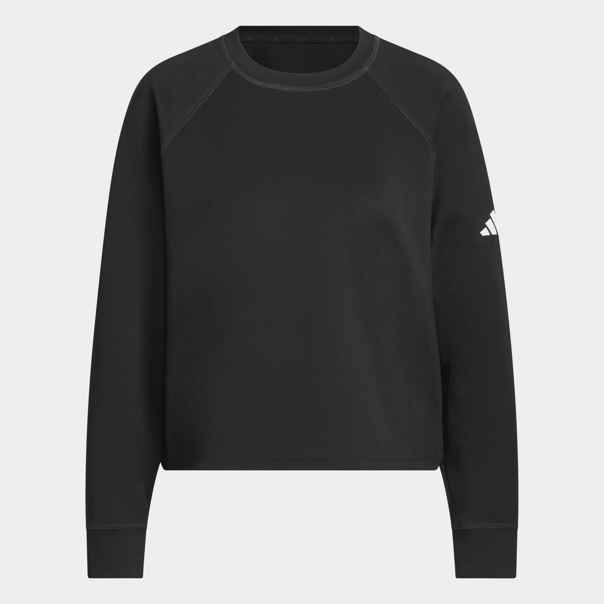Adidas Beyond The Course Side-Snap Twistweave Sweatshirt - Black