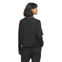 Adidas Beyond The Course Side-Snap Twistweave Sweatshirt - Black