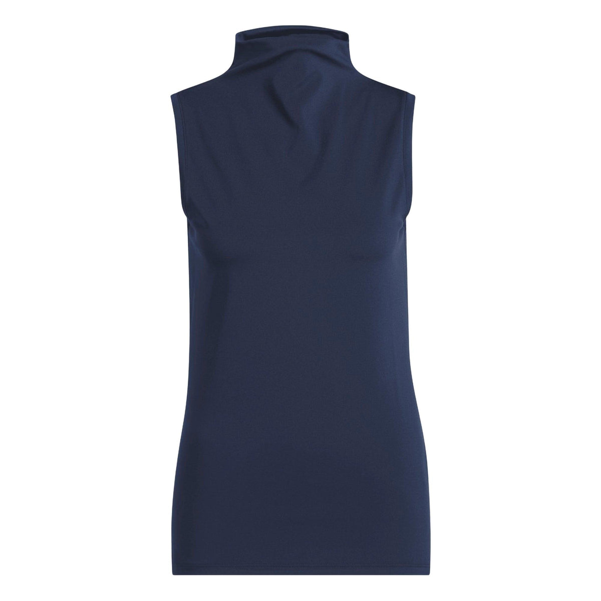 Adidas Ultimate365 Butterspun Sleeveless Mock Neck Top - Collegiate Navy