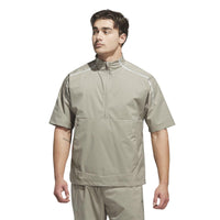 Adidas Core Provisional Short-Sleeve 1/2-Zip Jacket - Silver Pebble
