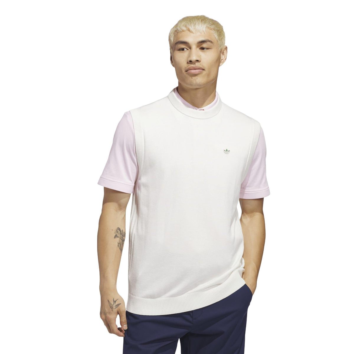 Adidas Originals Cashmere Blend Vest - Chalk White